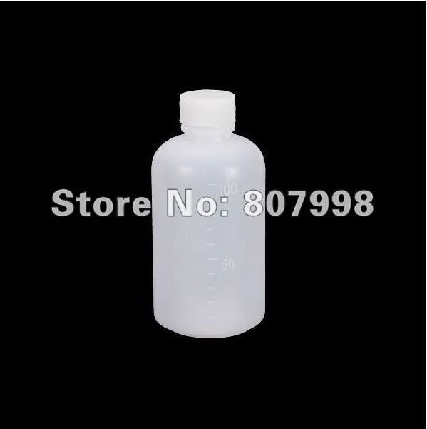 50pcs,100ml Plastic Bottle Container with Ribbed Lid for Lab Liquids