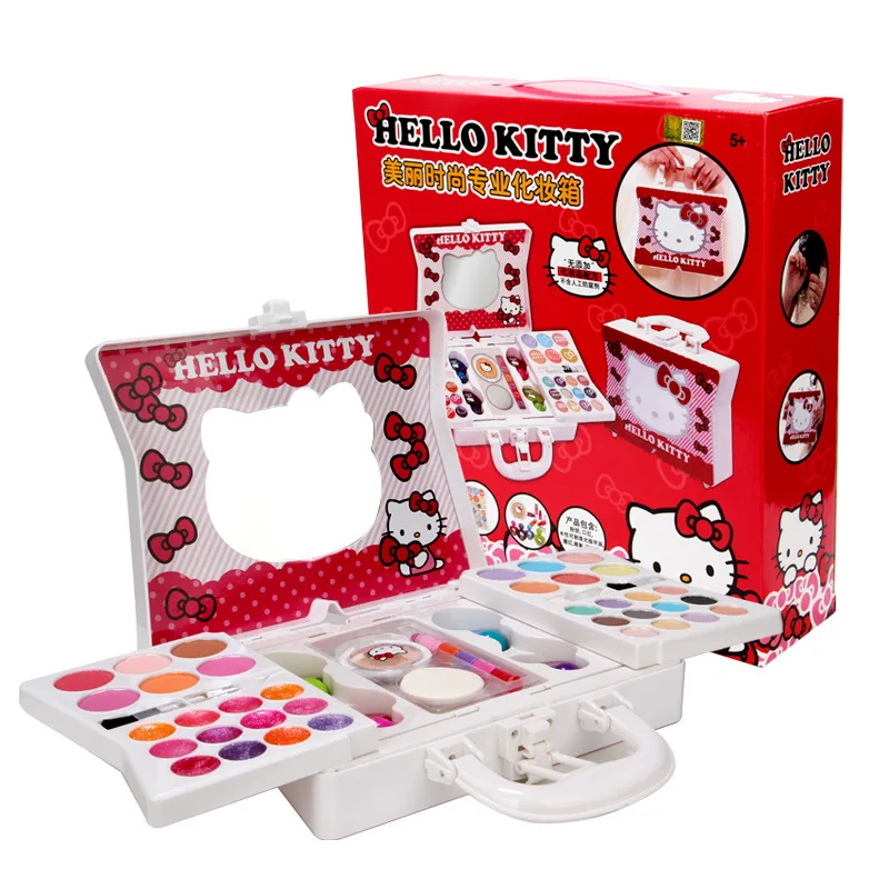 Игрушки для девочек HELLO KITTY Детская косметика набор макияжа губная помада игрушек