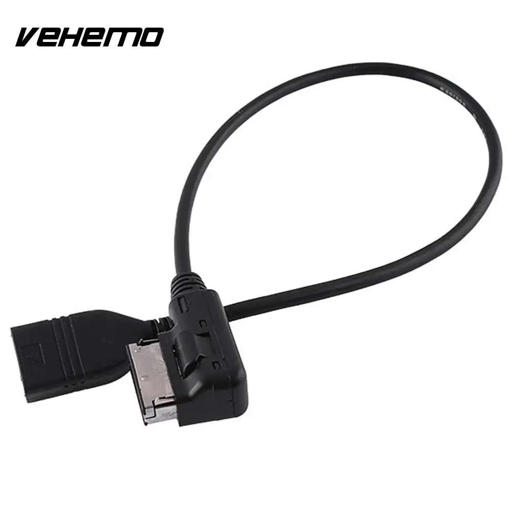 

Vehemo Car AUX Cable Interface For VW AUDI Media-in AMI MDI USB Q5 Q7 Adapter