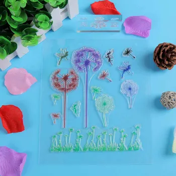 

1 Set Dandelion Transparent Clear Seal For DIY Scrapbooking Decorative Painting Badge School Papelaria