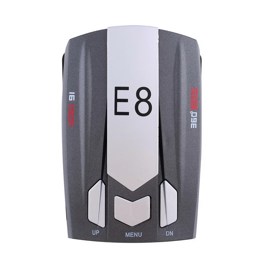 E8 360 degree Full Band Russian / English Radar Detector ...