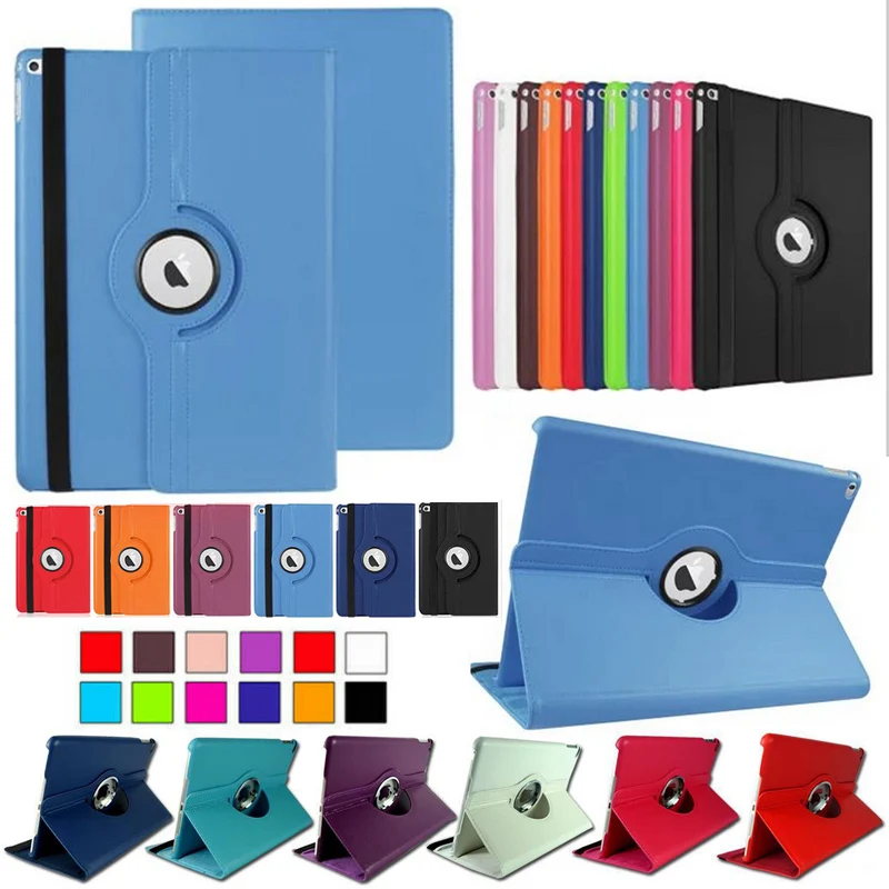 

For Apple iPad Pro 12.9 inch 2015 2017 iPadPro 12.9" A1584 A1670 Tablet Case 360 Rotating PU Leather Bracket Flip Stand Cover
