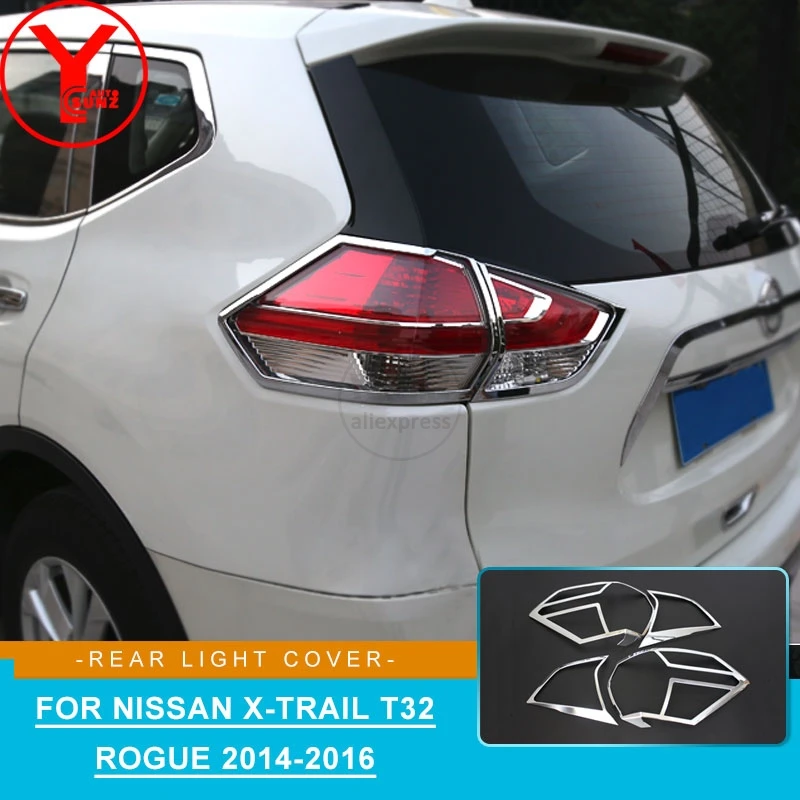 Хромированный Автомобильный задний светильник, крышка для nissan xtrail x-trail t32 ABS, часть лампы для nissan x trail t32, аксессуары YCSUNZ