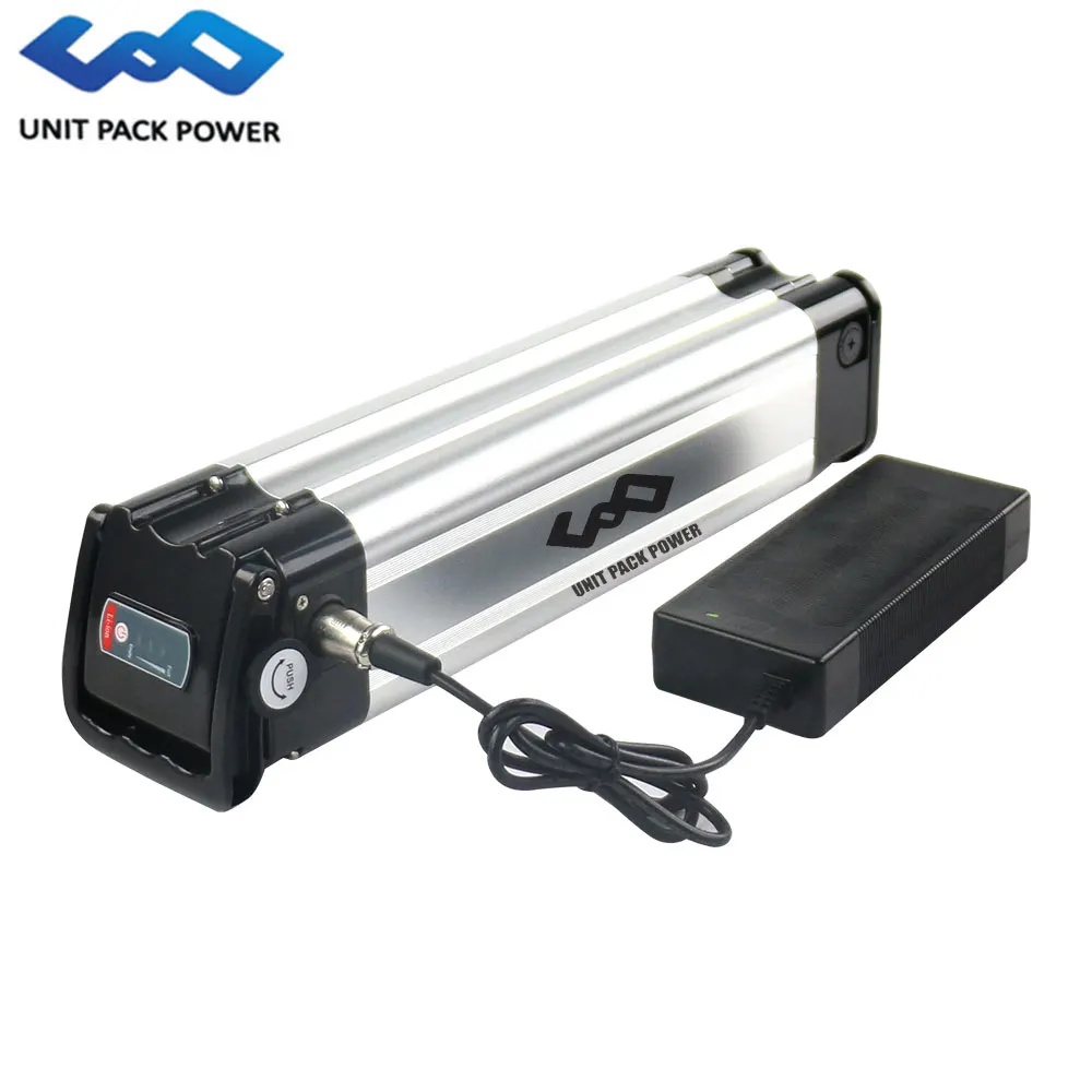 

Seat Down 24V 10Ah 13Ah 15Ah Silver Fish Battery Pack for 24V 300W 250W E-Bike