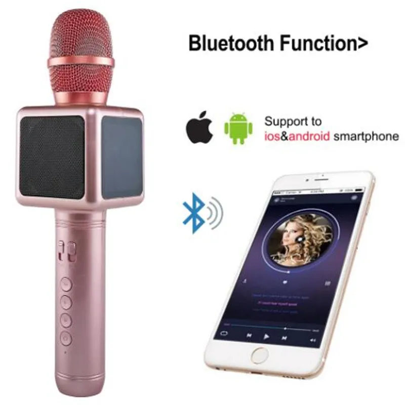 5 шт. караоке микрофон Беспроводной Mikrofon Bluetooth Динамик усилитель для смартфонов