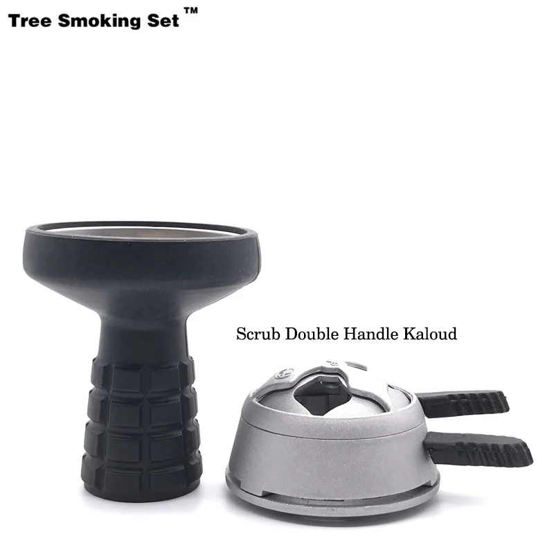 NEW Design Unbreakbale Silicone Head Kaloud Chicha Narguile Black