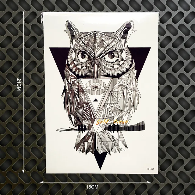 1PC Latest Designs Diamond Wise Owl Waterproof Tattoo Sticker GB454 3D Crystal Tattoo Car Styling Fake Flash Arm Tatoos 1PC Latest Designs Diamond Wise Owl Waterproof Tattoo Sticker GB454 3D Crystal Tattoo Car Styling Fake Flash Arm Tatoos
