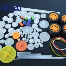 YongYeTai 78 шт. игрушечная коробка передач Робот Мотор пластиковая Шестерня DIY Модель аксессуары