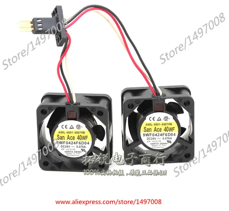 Вентилятор для охлаждения сервера SANYO DENKI 9WF0424F6D04 DC 24V 0.076A 40x40x20 мм | Компьютеры и