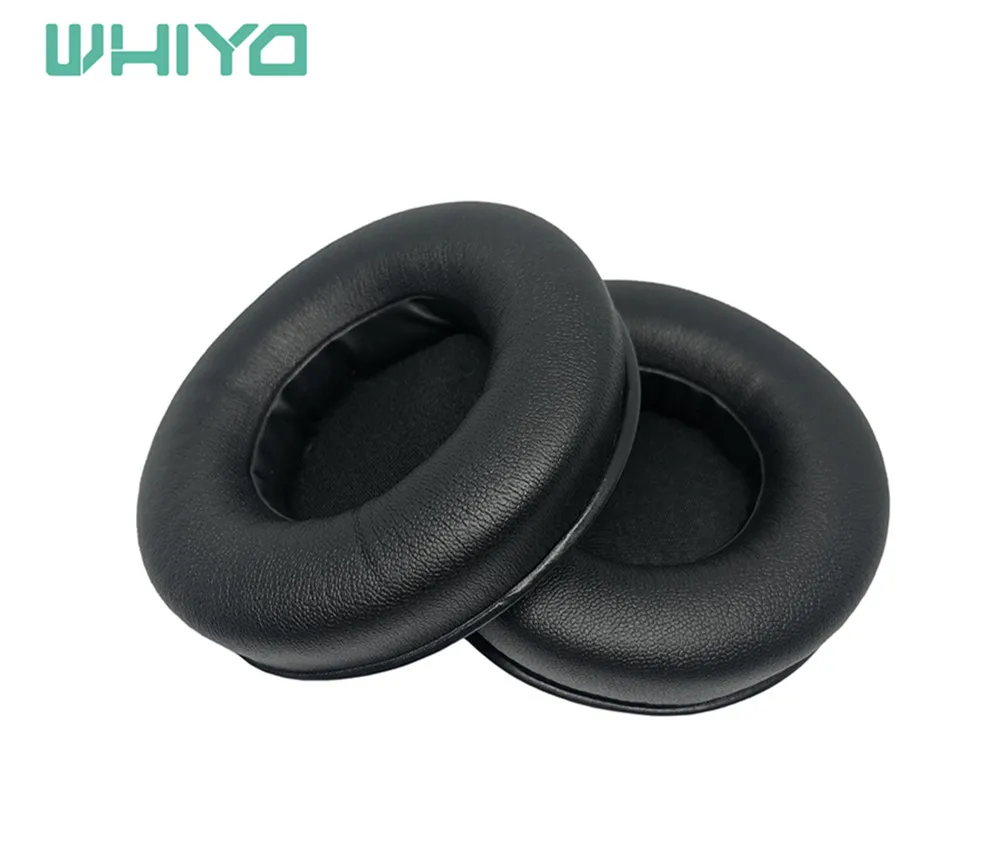 

Whiyo Black PU Leather Earpads Replacement Ear Pads Pillow Spnge for Audio-Technica ATH-T2 ATH-PRO700DJ ATH-PRO700 Headphone