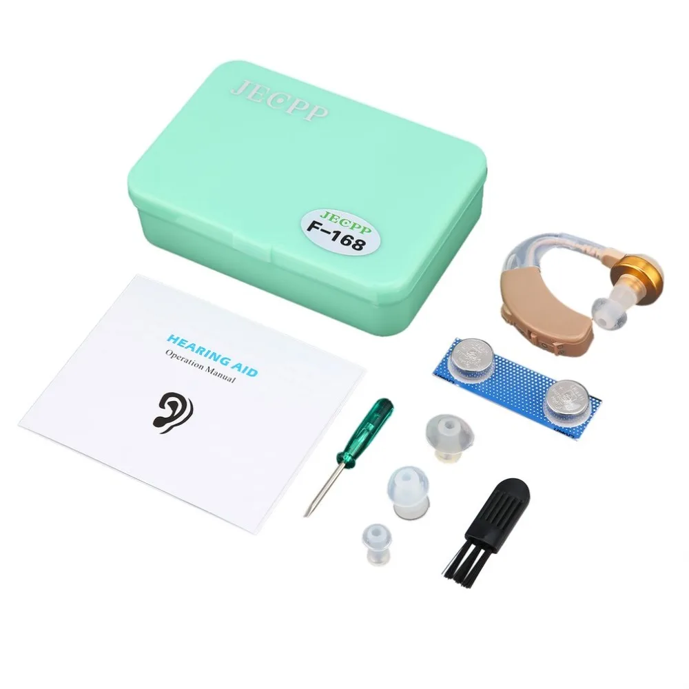 Hearing Aid Sound Voice Amplifier Ear Hearing Aids Kit Adjustable Behind Ear Sound Enhancer Ear Care For the elderly deaf hear