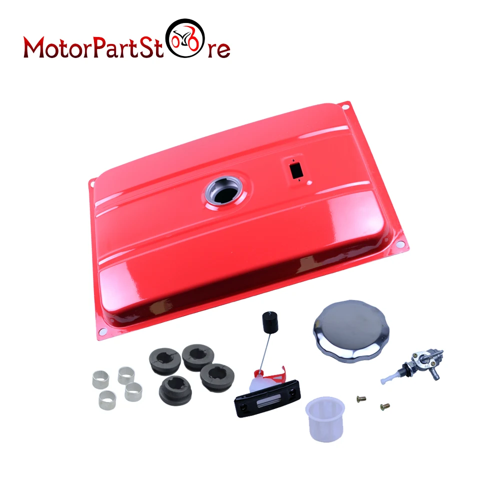 7 Gallon Universal Secondary Fuel Gas Tank Generator Petcock Filter