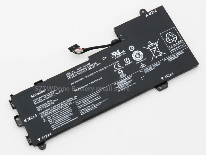 Sztwdone L14L2P22 ноутбук Батарея для LENOVO U30 U30-70 E31-70 U31-70 мин L14S2P22 L14M2P24 7,6 V 35WH 4610 мА-ч