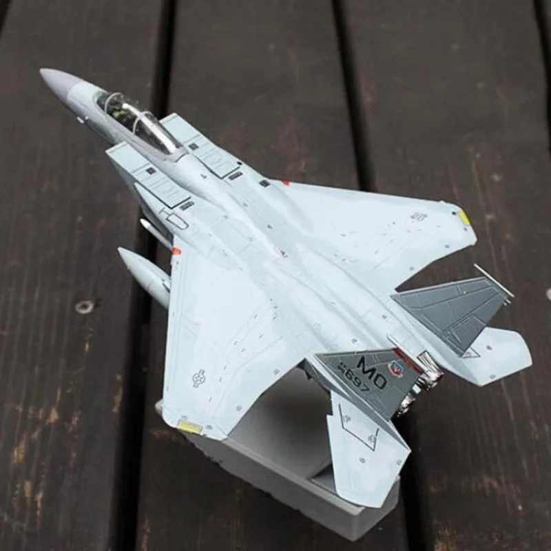 1/100 шкала Американский ВМС США армия ВВС истребитель атака военный самолет модель самолета игрушка F-15 для демонстрации коллекции