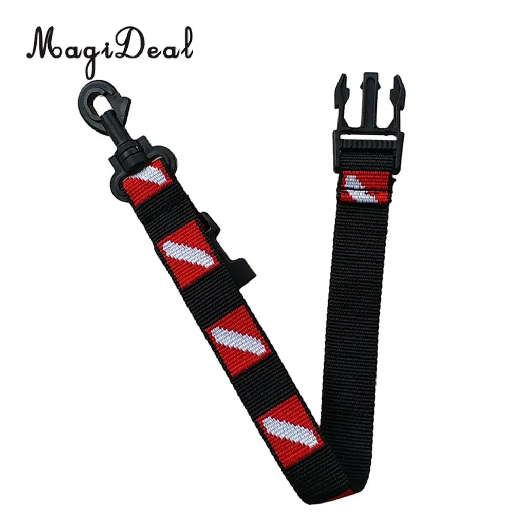 MagiDeal Universal Dive Flag Scuba Diving Gear Accessories Keeper Holder Lanyard & Safety Clip Equipment