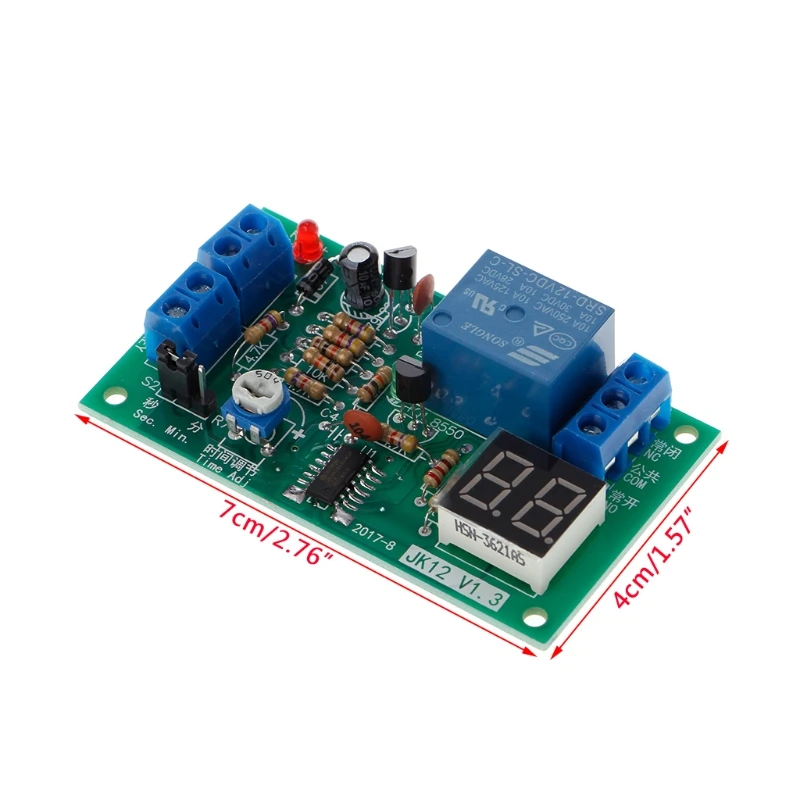 

DC 12V Delay Relay Delay Turn off Switch Module with Led Timer