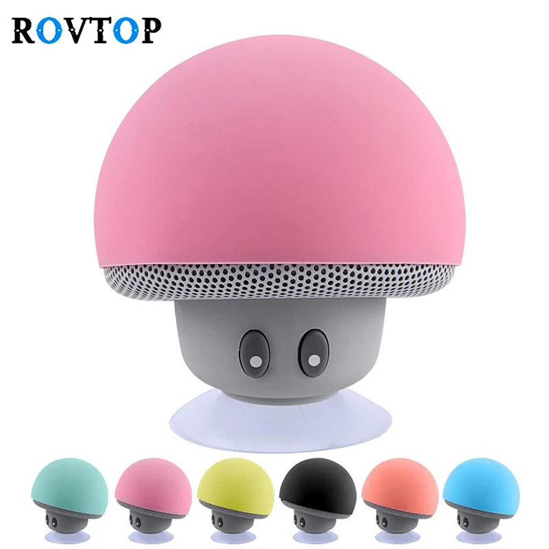 

Mini Wireless Bluetooth Speaker MP3 Music Player with Mic Waterproof Portable Stereo Bluetooth Mushroom Speaker For Phone PC Z2