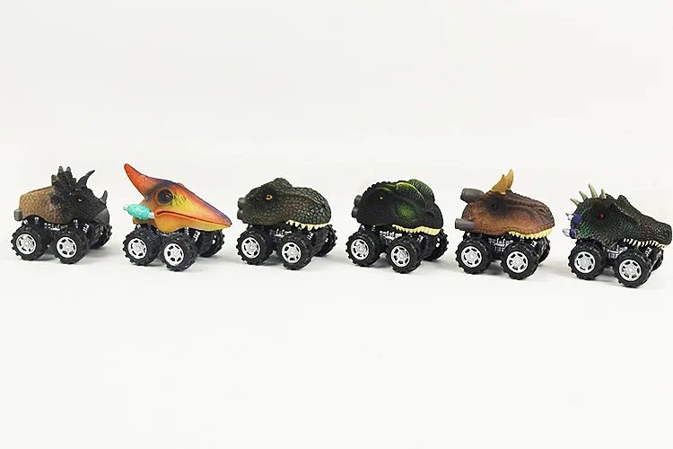 

Cross-Border for Simulation Dinosaur Toys Pull Back Car Model Toys Racing Children's Day Toys Gift