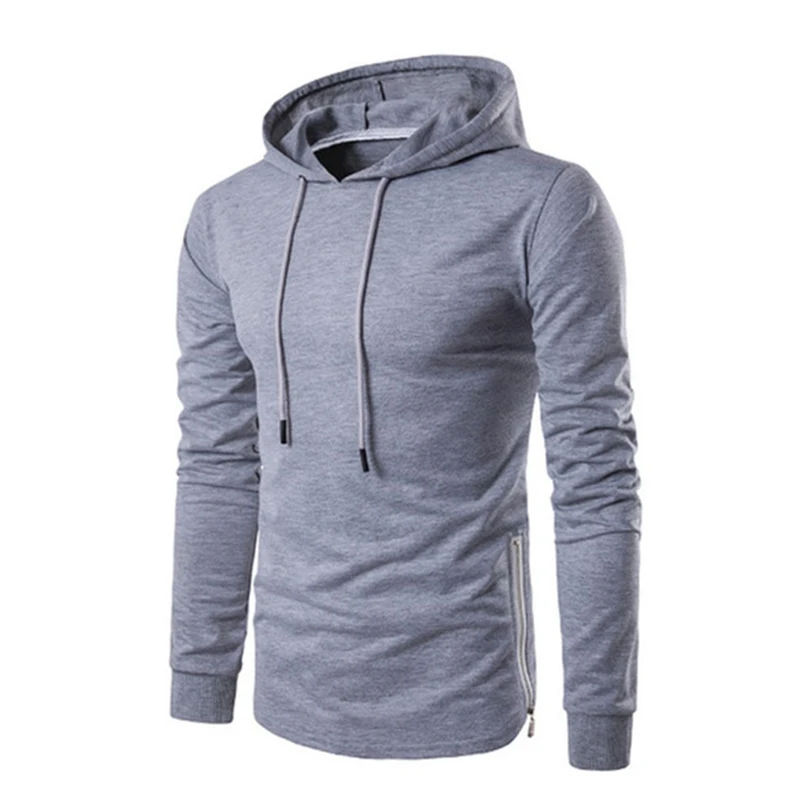 

New Hoodie Men Stranger Things Sports Solid Color Clothes Large Size Trend Slim Hooded Men's Jackets Japanese Streetwear Beer