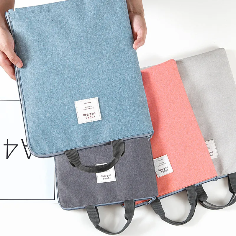 Buy Simple file store bags , A4 office data bag holder