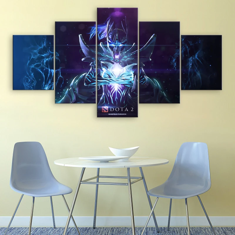  Canvas Hd Prints Picture Wall Artwork 5 Pieces Dota 2 Painting Home Decoration Modular Modern Game 