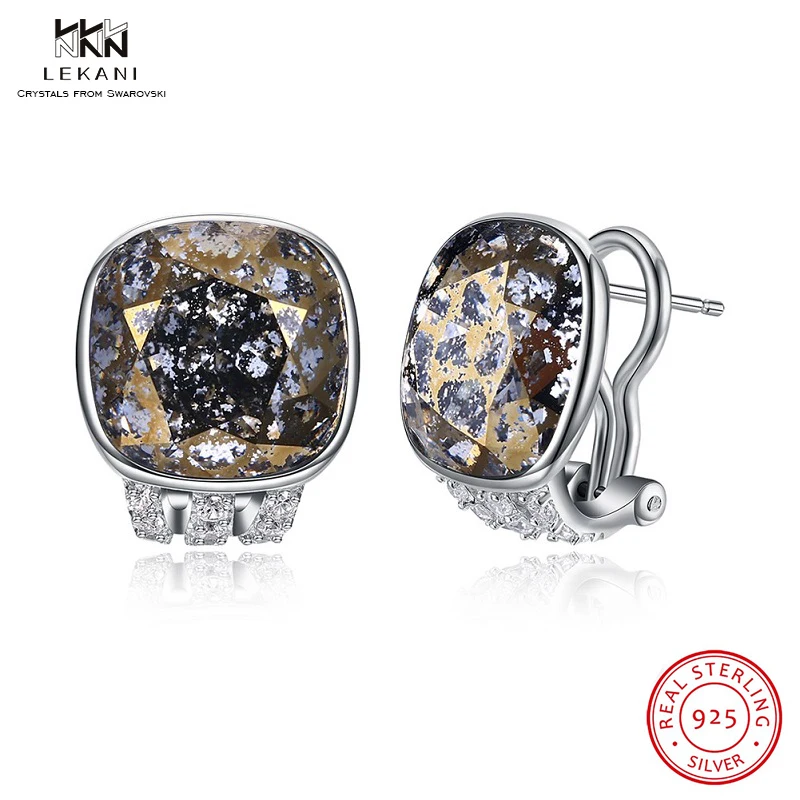 Us 27 54 20 Off Lekani Crystals From Swarovski Clip Earrings 925 Unique Crystal High End Sterling Silver Ear Women S Boutique Gift In Us 27 54 20 Off Lekani Crystals From Swarovski Clip Earrings 925 Unique Crystal High End Sterling Silver Ear Women S Boutique Gift In