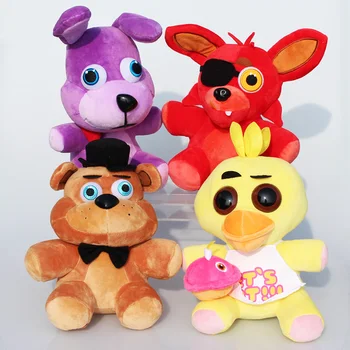 

10inch 25CM Five Nights At Freddy's Toy FNAF Freddy Fazbear Bear Foxy Plush Toys DollS