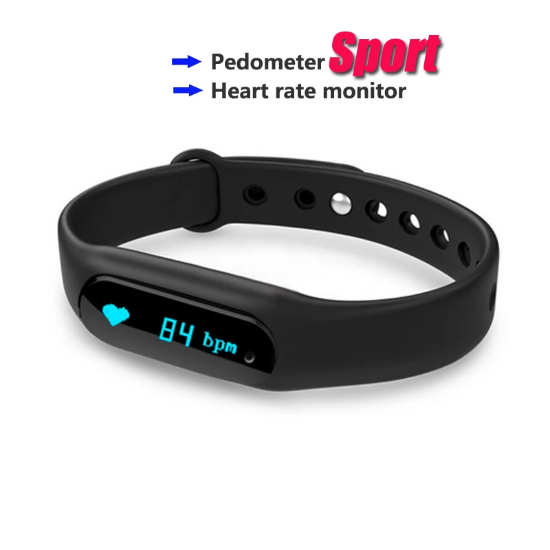 Sport C6 Bluetooth font b Smart b font Band Bracelet Bangle Heart Rate Passometer Fitness IP67