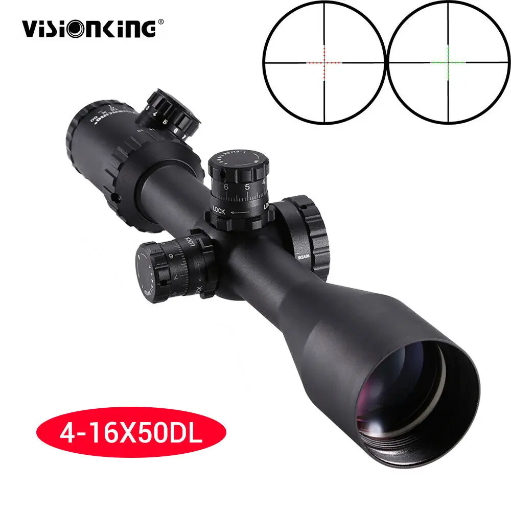 Visionking 1,5-6x42 Riflescope Mil-Dot 30 мм IR охотничьи прицелы тактические Снайперский прицел Прицелы