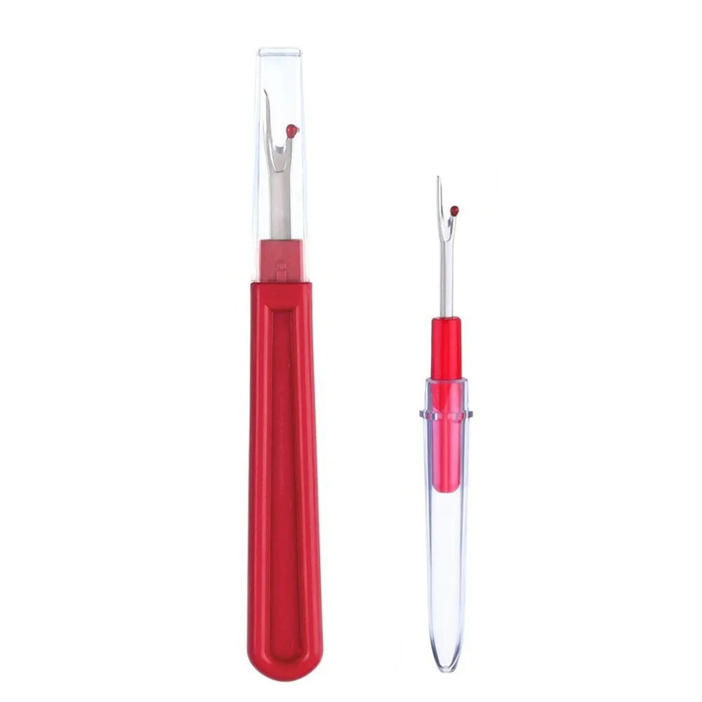

1/2Pcs Plastic Handle Craft Seam Ripper Colorful Handy Stitch Thread Unpicker Ripper Thread Cutter DIY Fabric Sewing Tools
