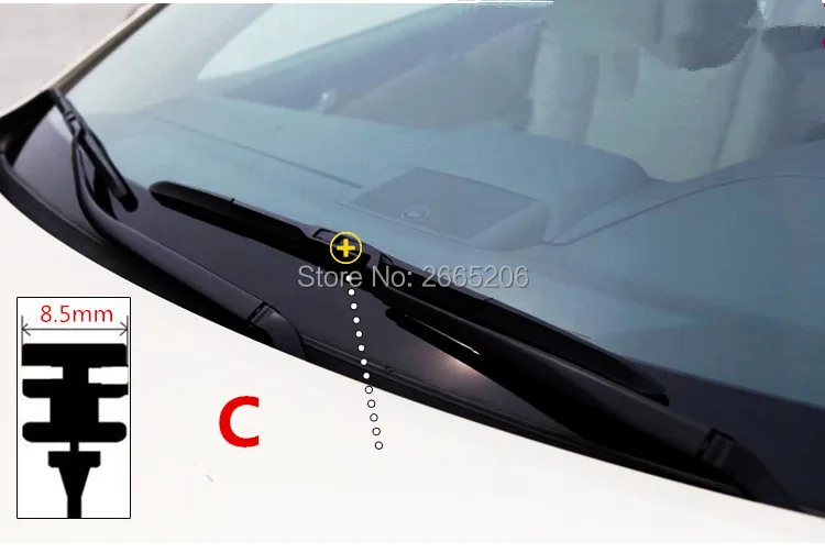 

Free shipping car Windscreen Wipers Rubber strip Wiper Blade for Cadillac srx cts ats escalade sts dts bls accessories
