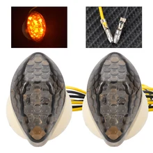 CITALL Smoke LED Flush Mount Turn Signal Indicator Light Blinker Marker 33450-MAS-672 For Honda CBR 600RR 1000RR CB 919F 900R