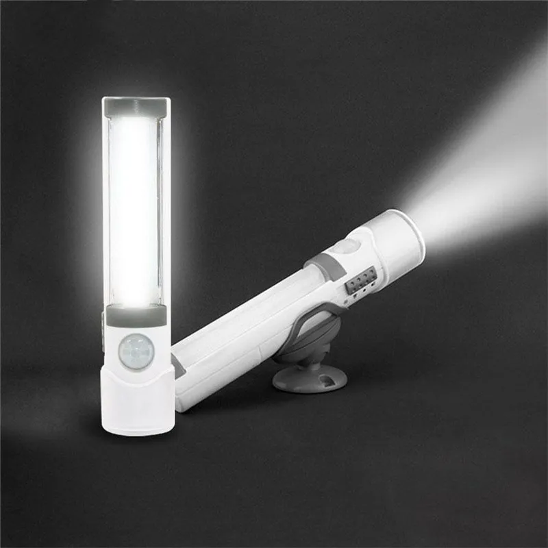 

Flashlights Torches 3 in 1 LED Intelligent Motion Sensor Flashlight Battery Powered portable Wall Mount Emergency Torch Lamp