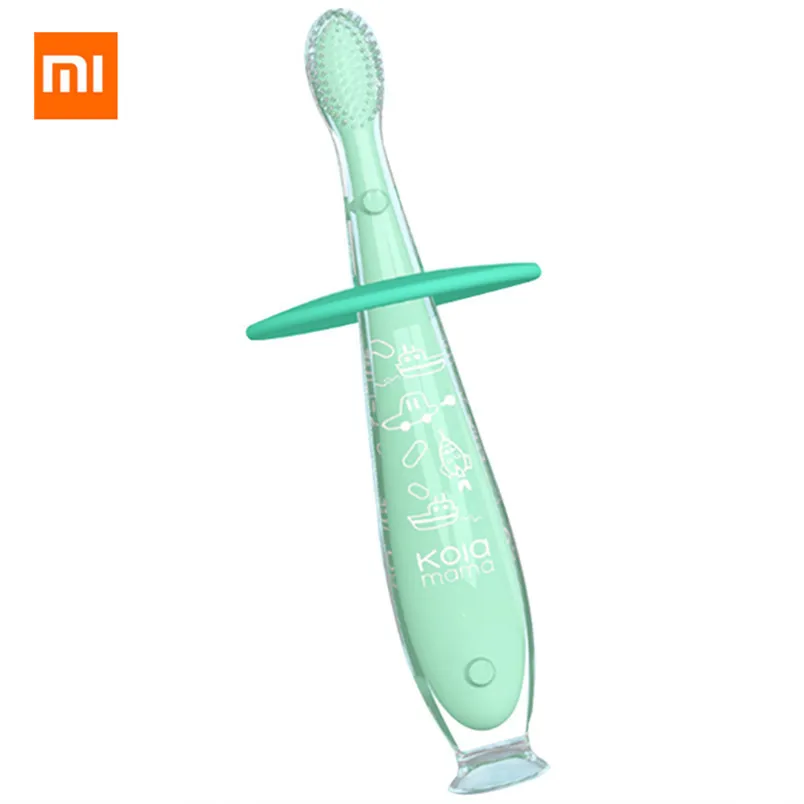 

Xiaomi Mijia 2-in-1 Baby Pacifier-grade Silicone Toothbrush Teether from Xiaomi Youpin Soft Safe Bendable Teether Training Z30