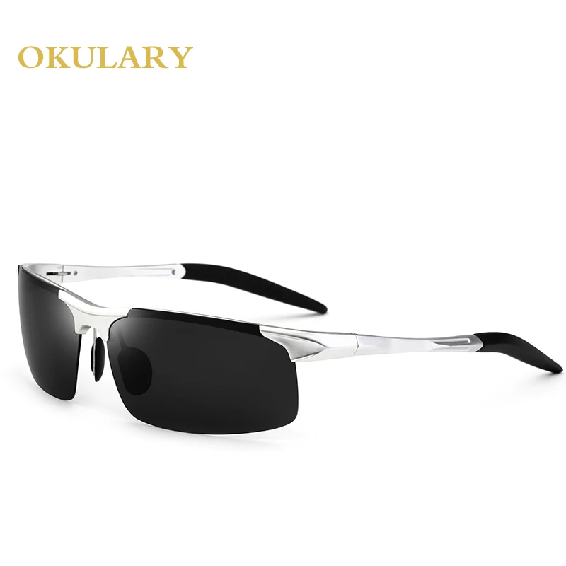 Мужские очки Polaroid Солнцезащитные очки 5 цветов пластиковая оправа солнцезащитные очки с бесплатной доставкой - Цвет линз: black