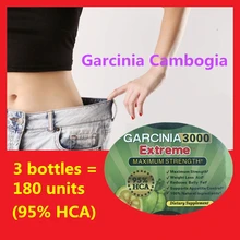 3 bottles 180 units Pure Garcinia cambogia font b weight b font font b loss b