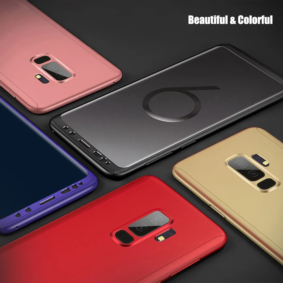 YAMIZOO Hard Case For Samsung Galaxy s8 s9 Plus Cover 360 Full Body Shockproof Phone Case For Samsung Galaxy s7 Edge Case note 8 (2)