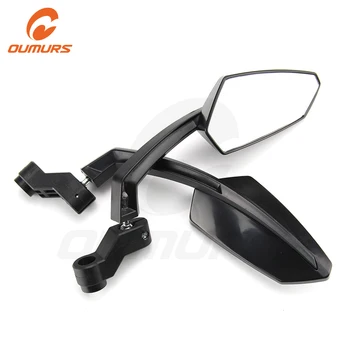 

OUMURS 8MM 10MM Motorcycle Mirror Rear View Angle Adjustable Handlebar RearView Side Mirrors Universal For Honda Ducati Suzuki