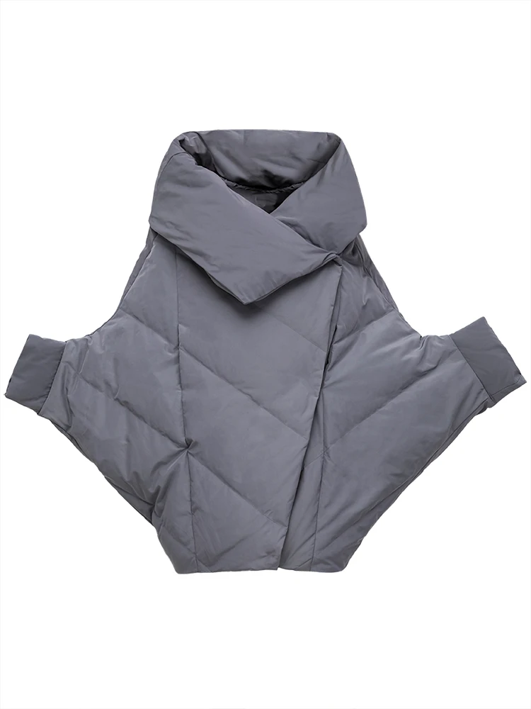 Линетт's CHINOISERIE зима дизайн для женщин Краткое свободные Прохладный теплый 90% белое пуховое пальто куртки верхняя одежда