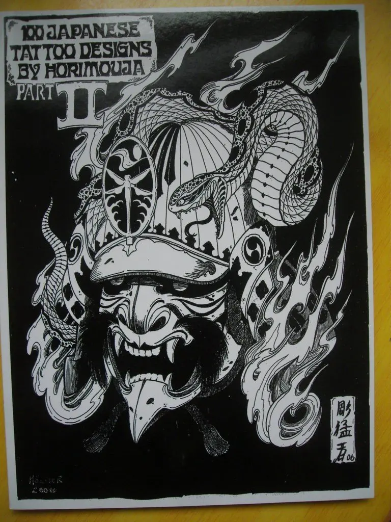 

Japanese Tattoo designs books /Tattoo Flash Book 11.5