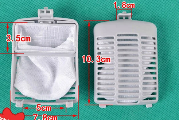 

washing machine parts dust bag filter net case