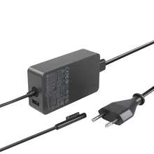 Высококачественное 15 V 4A 65 W зарядное устройство с адаптером переменного тока для планшета microsoft Surface Pro 4 для поверхностного книжного блока питания с usb-портом 5 V
