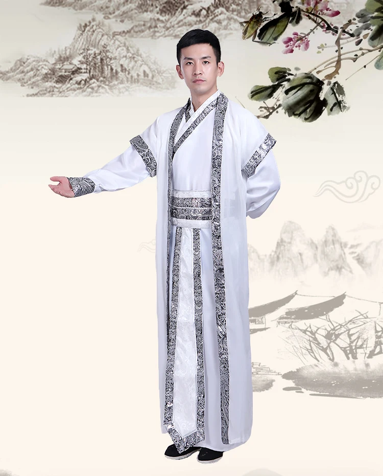 Hanfu мужской сценический костюм, костюм фехтовальщика Тан, одежда для женщин и мужчин, традиционный халат в китайском стиле, костюмы для выступлений