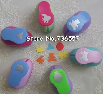 

1" (2.5cm) EVA foam paper punch Manual hole punches greeting card handmade DIY scrapbook craft punch machine heart circle bear