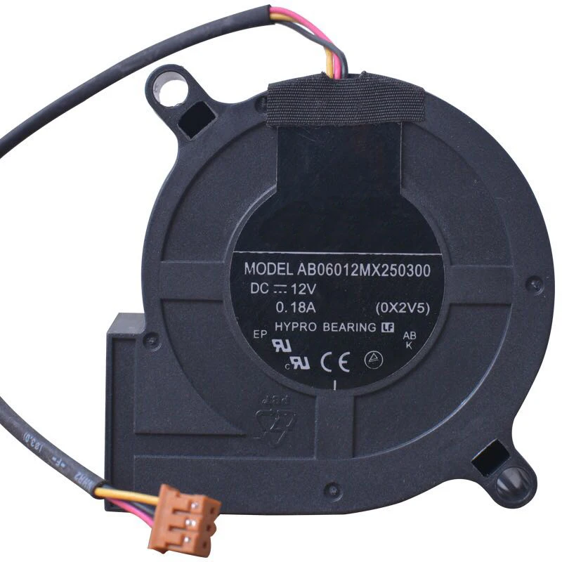 Бесплатная доставка Для ADDA AB06012MX250300 50 мм 60x60x25 вентилятор для сервера (OX2V5) DC 12 В 0.18A
