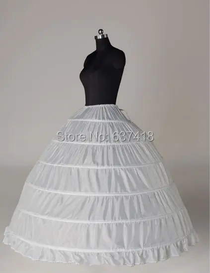 Лидер продаж, новое белое 6 обручальное бальное платье свадебная кринолиновая юбка-американка для девочек, платье