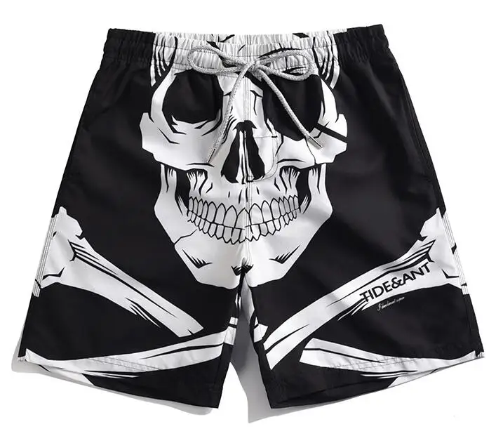 Black and White Cats Mens Casual Shorts Pants