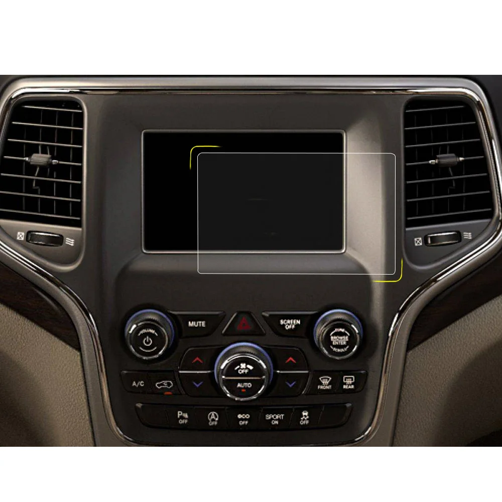

7 Inch Car Navigation Display Screen Protector For Jeep Grand Cherokee Compass 2018 2019 Jeep Cherokee 2019 Tempered Glass Film