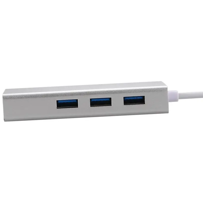 USB 3,0 Gigabit Ethernet адаптер с 3 Порты и разъёмы концентратор к RJ45 локальной сети Порты и разъёмы карты для Windows XP 7 8/Mac OS XXM8