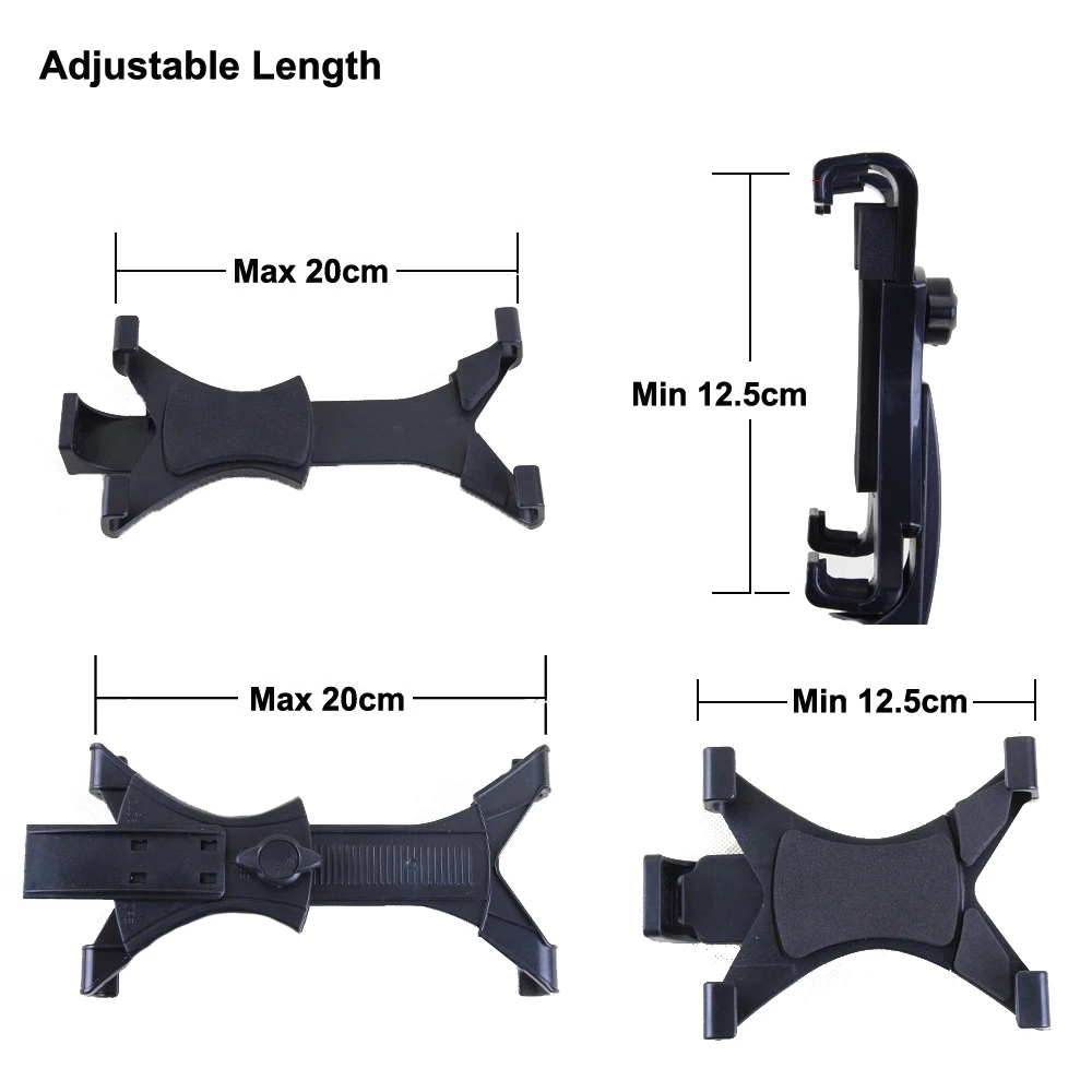 Tripod Mount Holder Bracket 1//4/'/' Thread Adapter for 7/'/'~10/'/' Tablet iPad iPhone